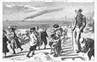 Children Helping the Preacher on the Margate Sands 1870 | Margate History